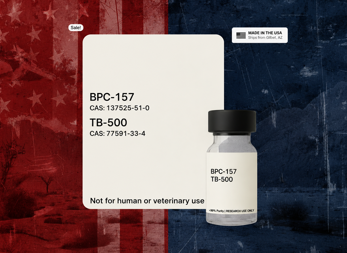 WOLVERINE — BPC-157 & TB-500 Blend (10mg)
